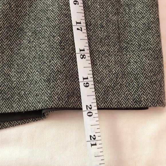 J. Crew chevron wool blend A-line skirt - Picture 8 of 8